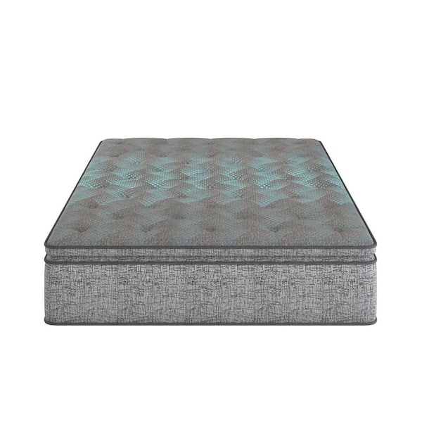 Modern Twin Plush  Foam and Steel 10 in. Bed-in-a-Box Mattress for Comfort
