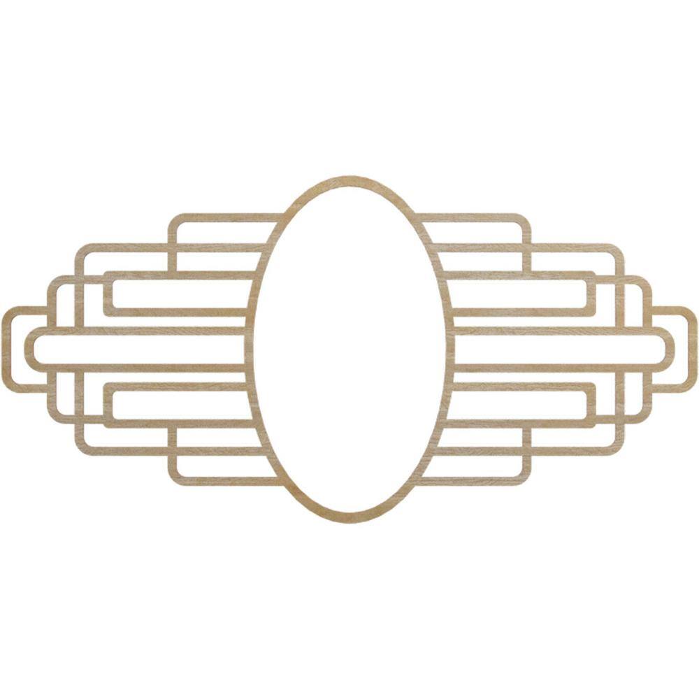 40 in. x 20 in. x 1/4 in. Elizabeth Wood Fretwork Pierced Ceiling Medallion, Hickory price history on PriceWatchPro