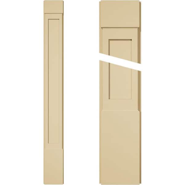 Ekena Millwork 2 in. D x 9 in. W x 82 in. L Primed Polyurethane Pilaster 1-Pack