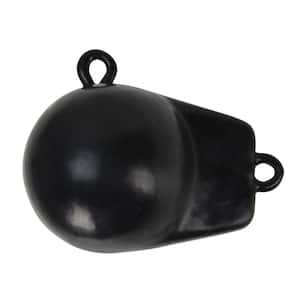 Coated Ball-with-Fin Downrigger Weight - 8 lbs.