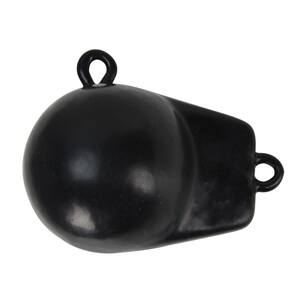 10 lbs. Coated Ball-with-Fin Downrigger Weight