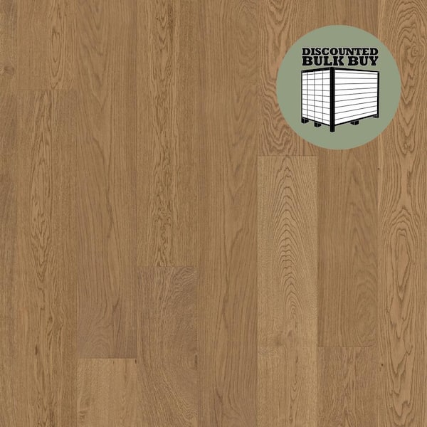 ASPEN FLOORING Purvis White Oak 1/2 in. T x 7.5 in. W Tongue and Groove Wire Brushed Engineered Hardwood Flooring (1399.05 sqft/pallet)