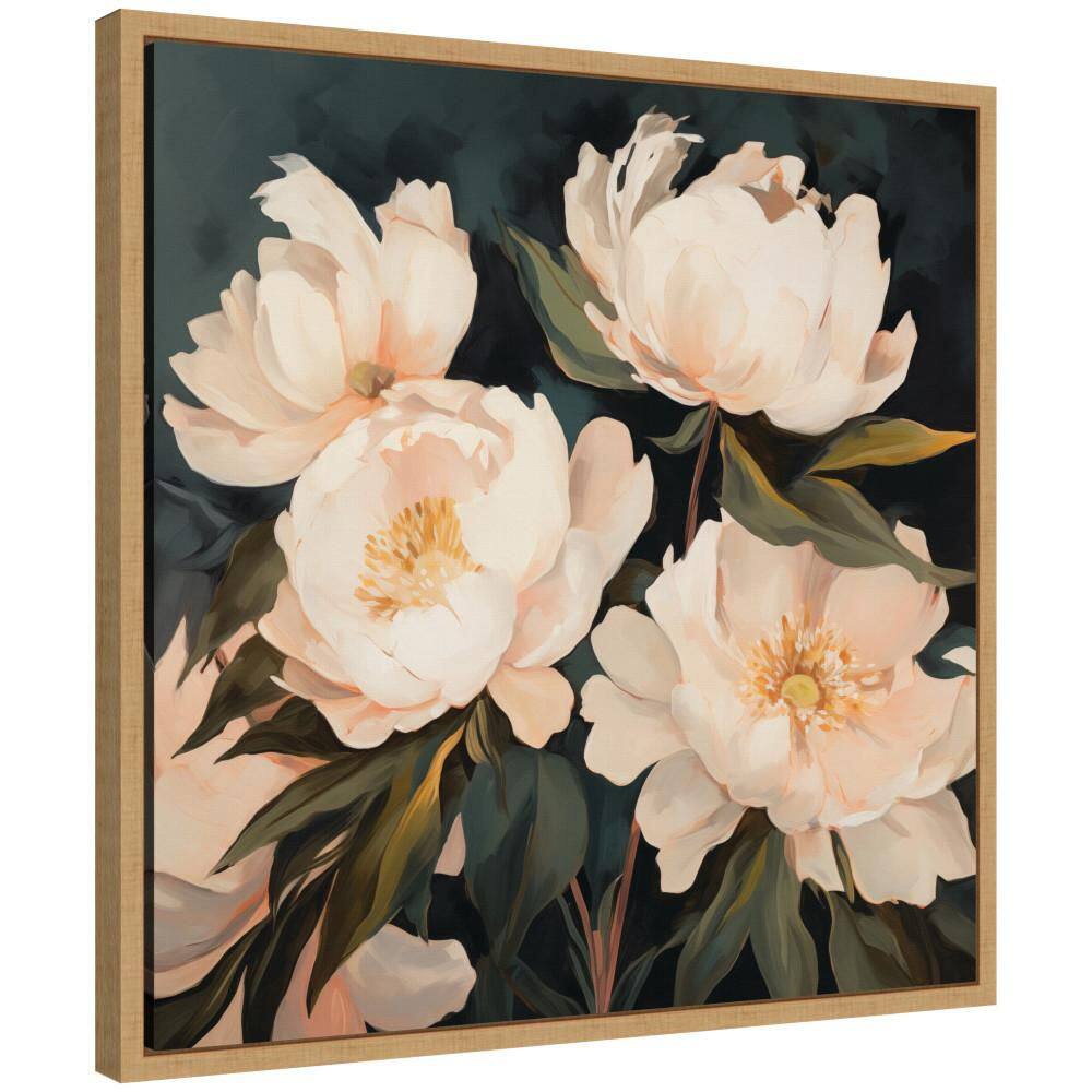 "Sylvie ""Beautiful Painterly Floral Bouquets 2"" by The Creative Bunch Studio Natural Framed Art Print 22 in. x 22 in." price history on PriceWatchPro