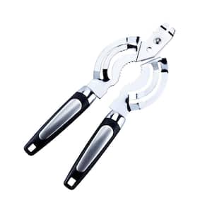 Jar Opener Multi Stainless Steel Lid Opener with Ergonomic Handle for Weak and Arthritic Hands Easy Grip