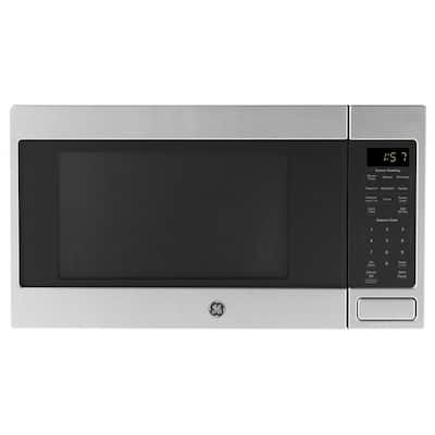 1.6 cu. ft. Countertop Microwave in Stainless Steel with Sensor Cooking