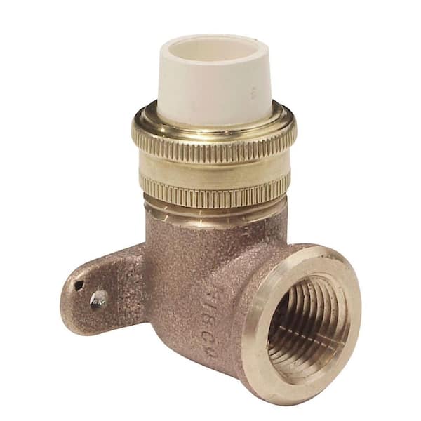 NIBCO 1/2 in. CPVC-CTS and Brass FIPT 90-Degree Elbow