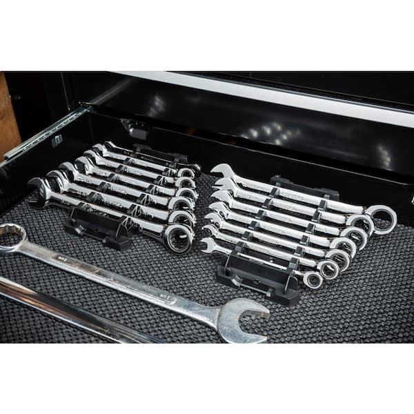 Husky Ratcheting MM Combination Wrench Set (7-Piece) HRW7PCMMN