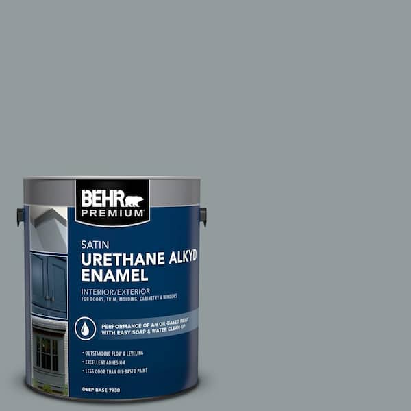 1 gal. #720F-4 Stone Fence Urethane Alkyd Satin Enamel Interior/Exterior Paint