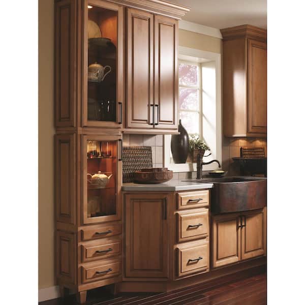 Amerock Blackrock 3-3/4 in. (96mm) Modern Black Bronze Arch
