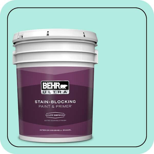 BEHR ULTRA 5 gal. #MQ4-23 Aloha Extra Durable Eggshell Enamel Interior Paint & Primer
