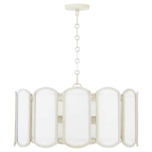 Belleview 5 Light Pendant – Washed Oak