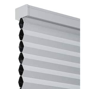 Cut-to-Size Light Grey Cordless Blackout Insulating Polyester Cellular Shade 27.25 in. W x 48 in. L