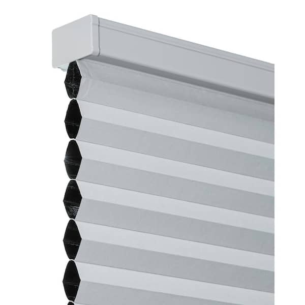 Chicology Cut-to-Size Light Grey Cordless Blackout Insulating Polyester Cellular Shade 42 in. W x 72 in. L