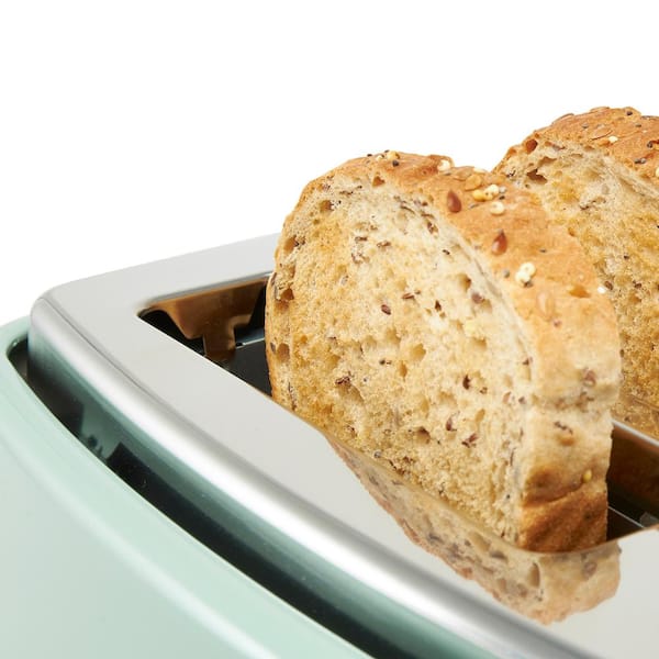 1500W 4 Slices Bread Toaster, Crumb Tray, Cord Storage, 7 Settings