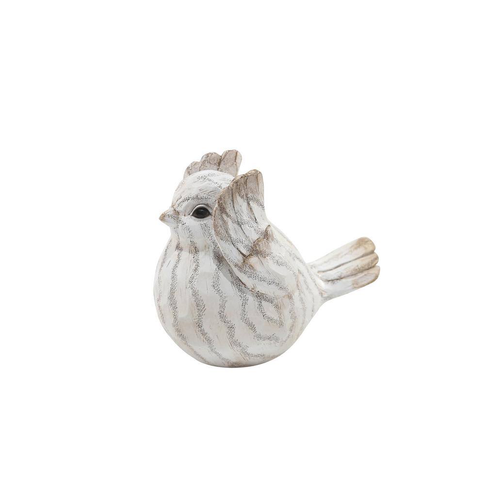 Ivory Resin Hear No Evil, See No Evil, Speak No Evil Bird Figurines