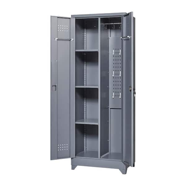 24 in. W x 16 in. D x 65 in. H Outdoor Storage Cabinet,Tool Storage Cabinet,Broom Storage Cabinet,Garage Storage Cabinet