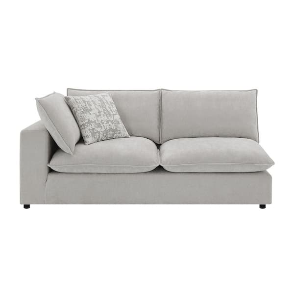 Almas Isa Acme Furniture Marisa 43 in. Straight Arm 1-Piece Fabric Rectangle