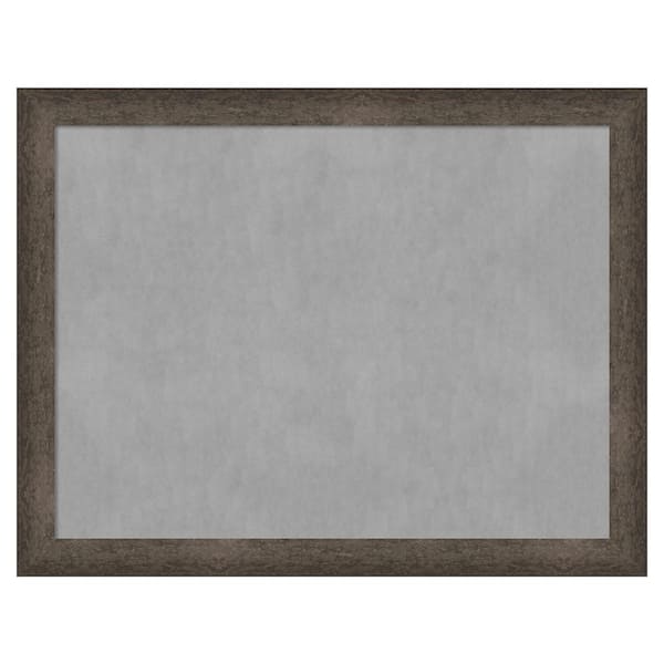 Amanti Art Dappled Light Bronze Narrow 27 in. x 21 in. Framed Magnetic Board