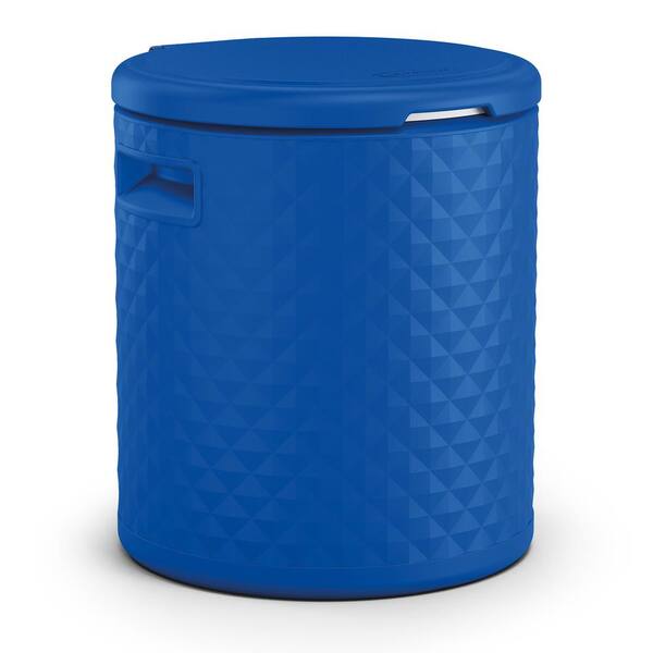 Suncast 54 Qt. 3-in-1 Cooler Side Table and Decorative Stool