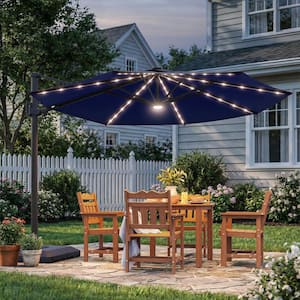 better homes and gardens aluminum solar lighted patio umbrella OVIOS LED Constructed of weather and Uv resistant polyester canopy and steel frame Better Homes And Gardens Aluminum