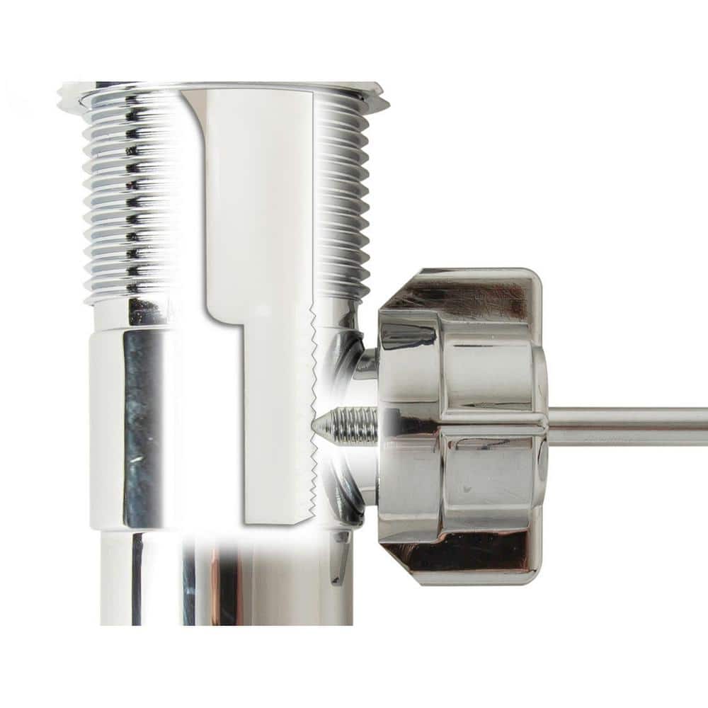Chrome Universal No Clog Pop-Up Drain Stopper