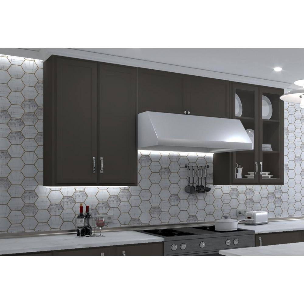 Homage 5" White Glazed Hexagonal Porcelain Tile