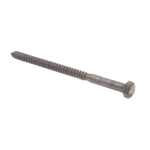 5/16 in. x 5 in. A307 Grade A Hot Dip Galvanized Steel Hex Lag Screws (50-Pack)