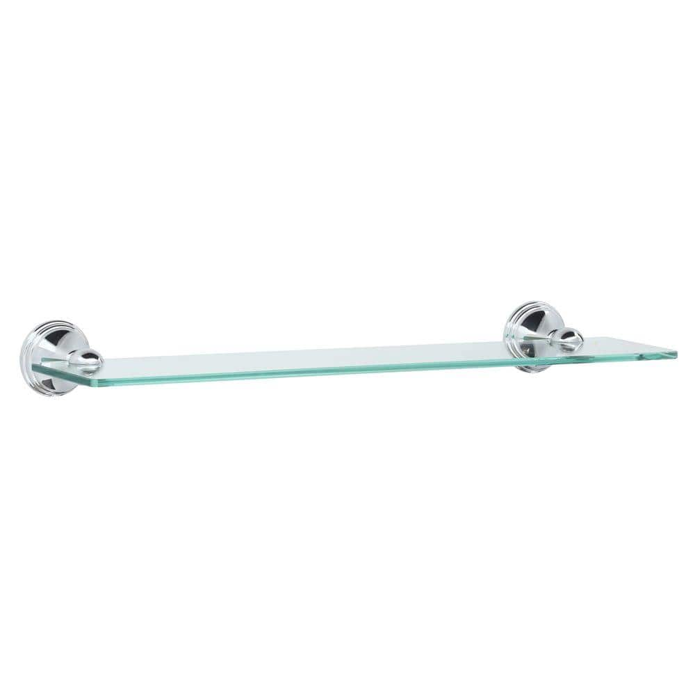 Buy Moen Preston 19 In W Glass Bath Shelf In Chrome Dn8490ch