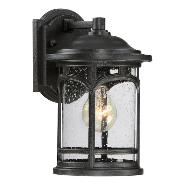 Quoizel Marblehead 1-Light Black Outdoor Wall Lantern Sconce