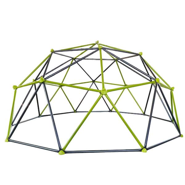 Multi-Colored Ten Sided Outdoor Climbing Dome