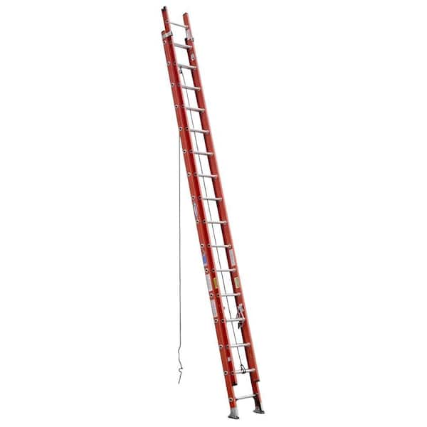 Werner 32 ft. Fiberglass Extension Ladder (31 ft. Reach Height) with 300 lb. Load Capacity Type IA Duty Rating