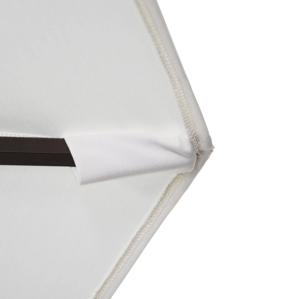 9 ft Yellow Aluminum Cantilever Patio Umbrella with Crank