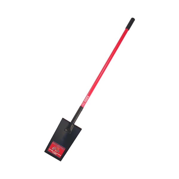 Bully Tools 12-Gauge Edging and Planting Spade with Fiberglass Long Handle