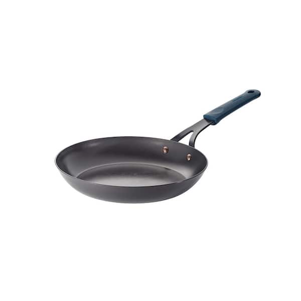 Tramontina 10 Carbon Steel Fry Pan with Silicone Grip - Black