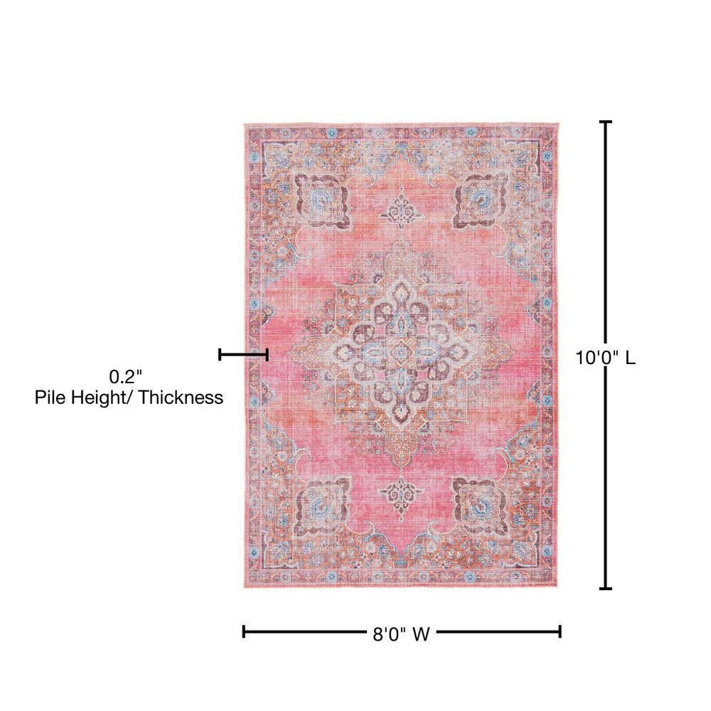 Elysian Bliss Hand-Knotted Blue Viscose 8' x 10' Area Rug