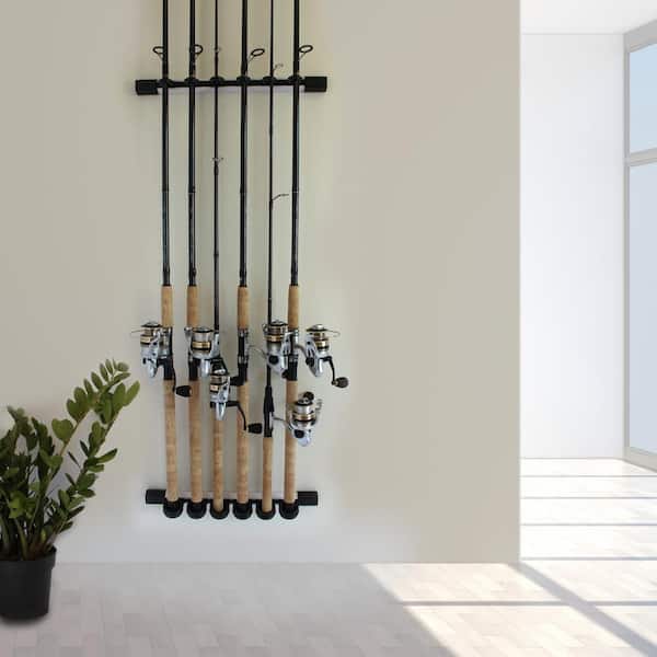 Fishing Rod Holder Ceiling Rod Holders for Fishing,Heavy Duty Metal Fishing  Pole Ceiling/Wall Storage Rack,Fishing Rod Rack Storage Wall Mount for  Garage,Cabin and Basement,Holds 8 Fishing Rods : : Sports, Fitness  