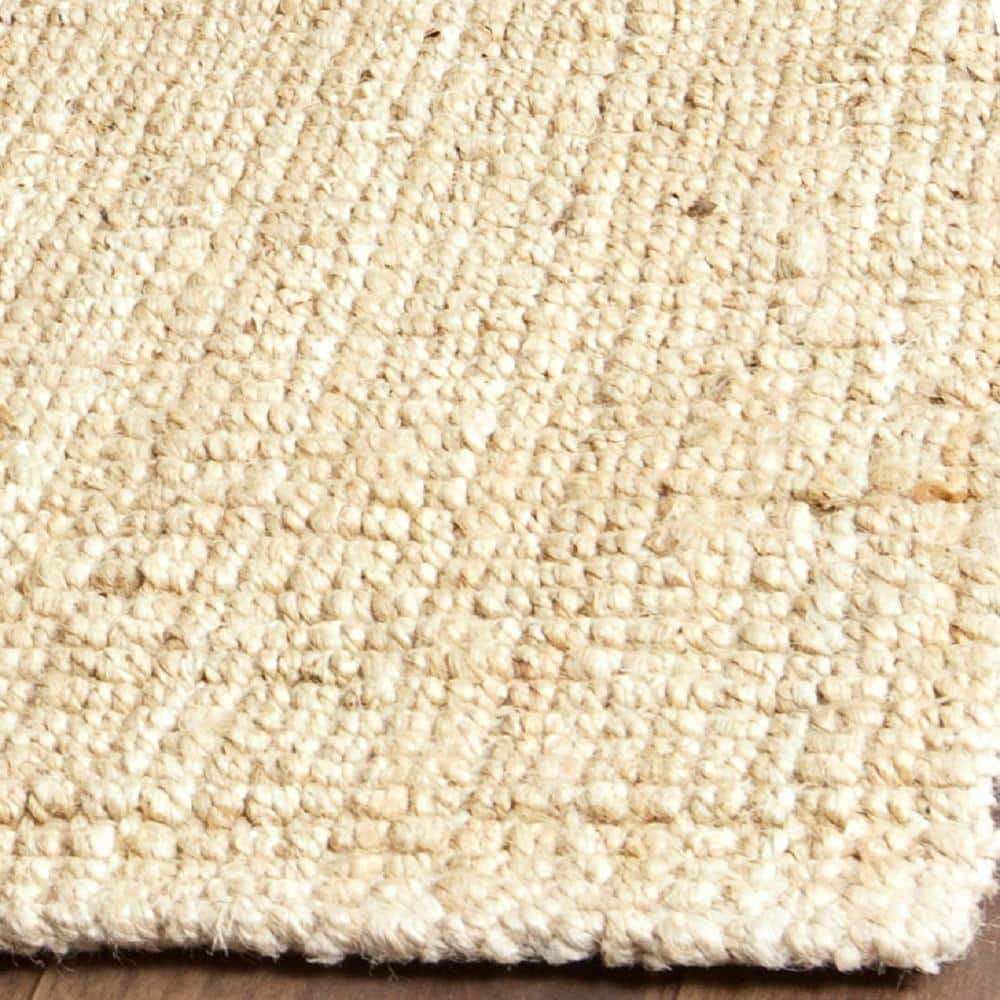 Natural Fiber Beige 9 ft. x 12 ft. Solid Area Rug - thumbnail 9