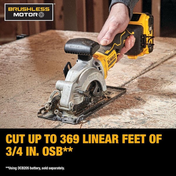 DEWALT - ATOMIC 20V MAX Cordless Brushless 4-1/2 in. Circular Saw (Tool Only)