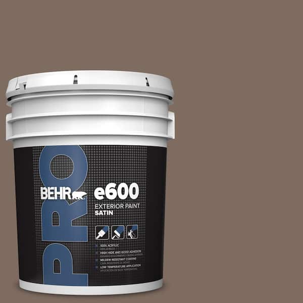 BEHR PRO 5 gal. #PPU5-03 Antique Earth Satin Exterior Paint