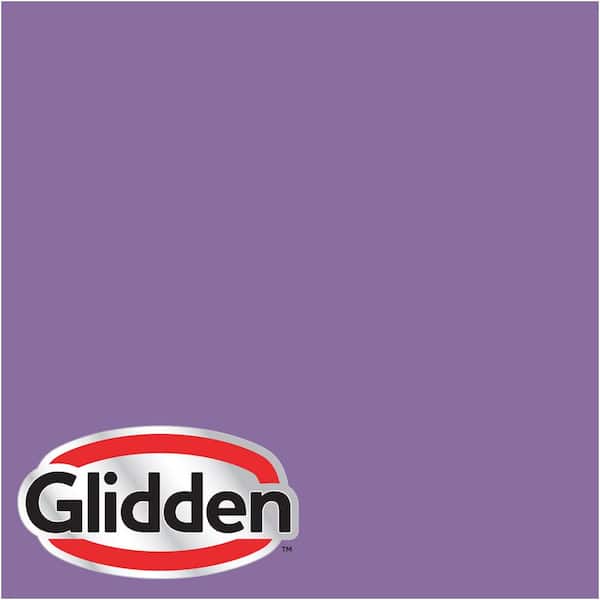Glidden Premium 5 gal. #HDGV54D Up Tempo Violet Flat Interior Paint with Primer