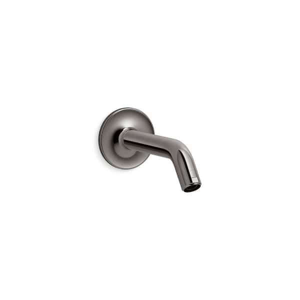 KOHLER Purist Shower Arm and Flange in Vibrant Titanium