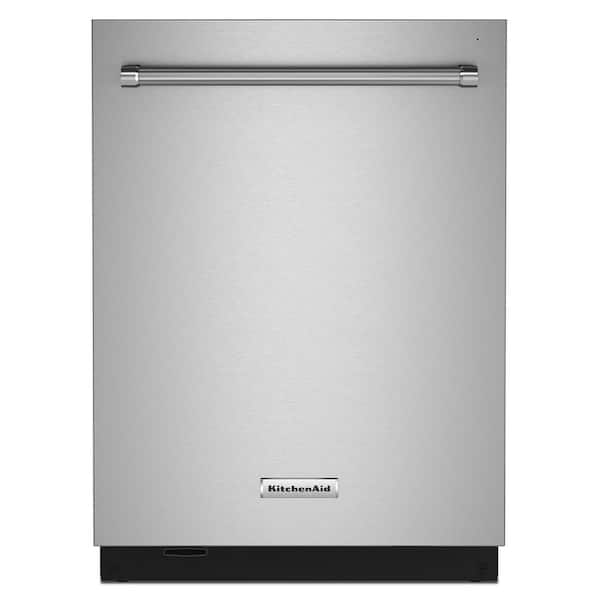 KitchenAid 24 PrintShield Stainless Steel Top Control Built-In Tall Tub Dishwasher with Stainless Steel Tub, 44 dBA KDTM604KPS - The Home Depot