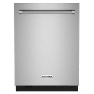 Kalamera 24 in. Top Control Mat Silver Built-in Smart Dishwasher with  Finger Print-Resist and Energy Star KWM-2414H - The Home Depot