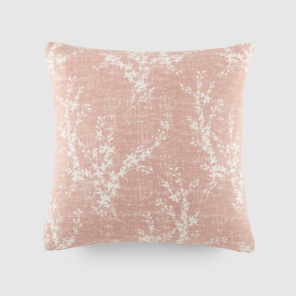 Becky Cameron Elegant Patterns Cotton 20 in. x 20 in. Decor Throw Pillow in Willow Rose