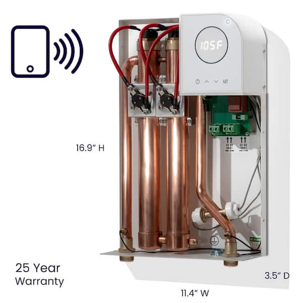 Plus 220-Volt/240-Volt 18 Kw 3.7 GPM Wi-Fi Enabled Smart Electric Tankless Water Heater