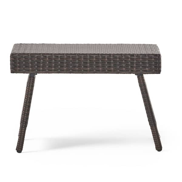 Flynama Wicker Snack Table in Brown