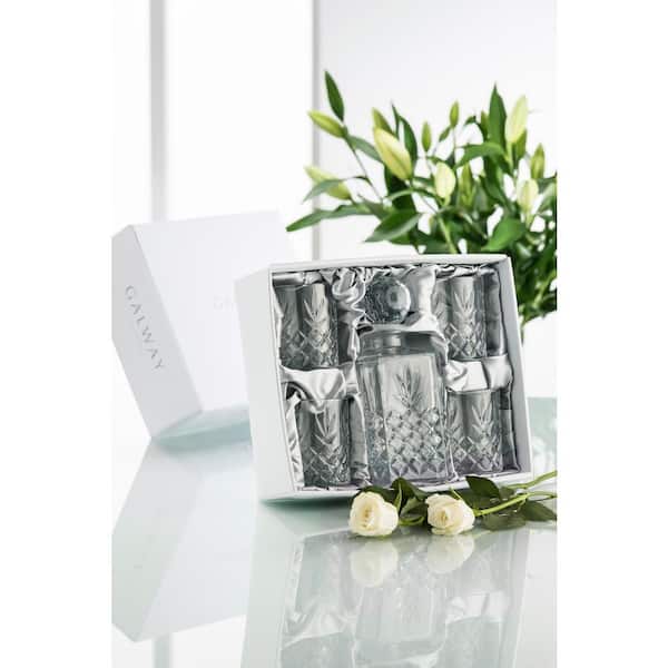 Galway Crystal Renmore Decanter Drink Ware Sets, Transparent : :  Home