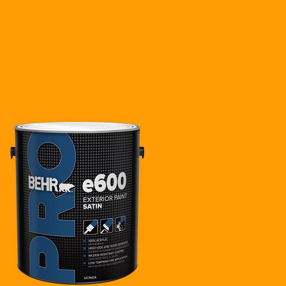 1 gal. #S-G-320 Atomic Tangerine Satin Exterior Paint price history on PriceWatchPro