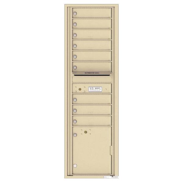 Florence Versatile 9-Compartment 1-Outgoing 2-Parcel Lockers Wall-Mount 4C Mailbox