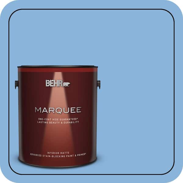 BEHR MARQUEE 1 gal. #570B-4 Bayou Matte Interior Paint & Primer